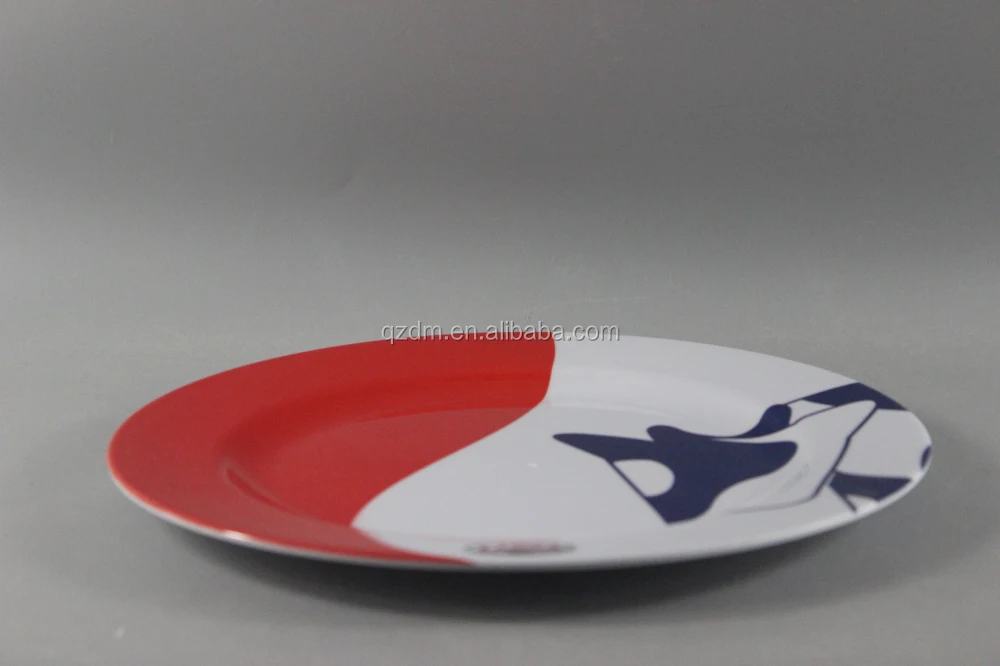11 Inch Melamine Round Plates And Dishes Food Grade