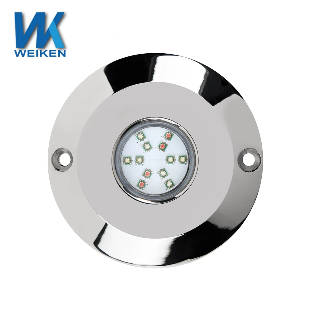 Boat led 60w IP68 12v DC swimming pool super bright submersible underwater marine lights