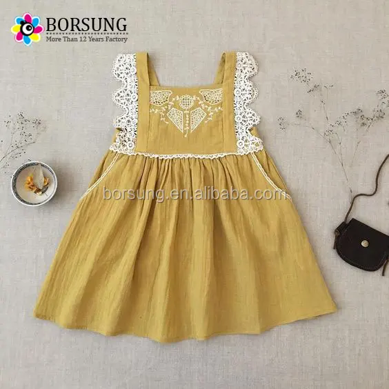 simple cotton frock for baby girl