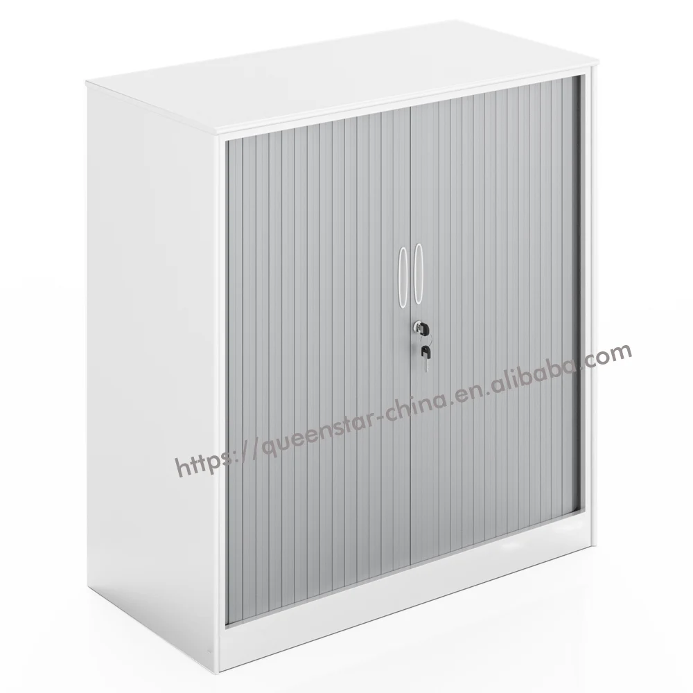 Qscb05 Modern Office Tambour With Roller Shutter Door Storage