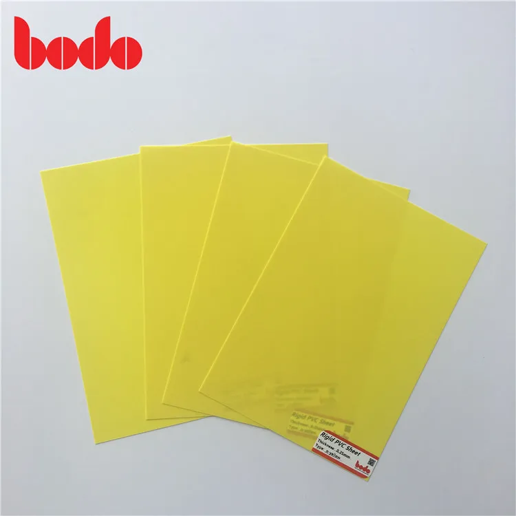 Pvc Sheet Thickness 0.3mm Pvc Sheet For Id Card A4 Transparent Sheet