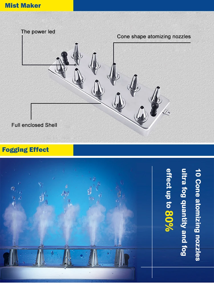 10 Disc Mist Maker For Ultrasonic Humidifier With 250w