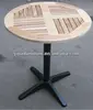 vintage round willow wood dining wooden table YT08