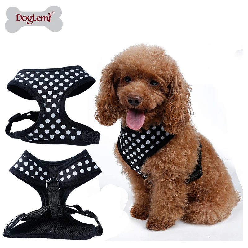 Fashion Chain Dog Harness Cute Polka Dots Design Dog Harness Dog ...