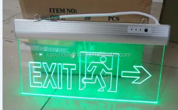 Acrylic Exit Sign,Acrylic Letter Sign,Led Acrylic Exit Sign - Buy ...