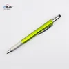 5 in 1 multi function ruler pen, gradienter spirit level pen, stylus pen, screwdriver pen promotional tool ball pen