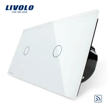 Livolo White Crystal Glass Panel Automatische Verlichting ... Livolo White Crystal Glass Panel Automatische Verlichting ...
