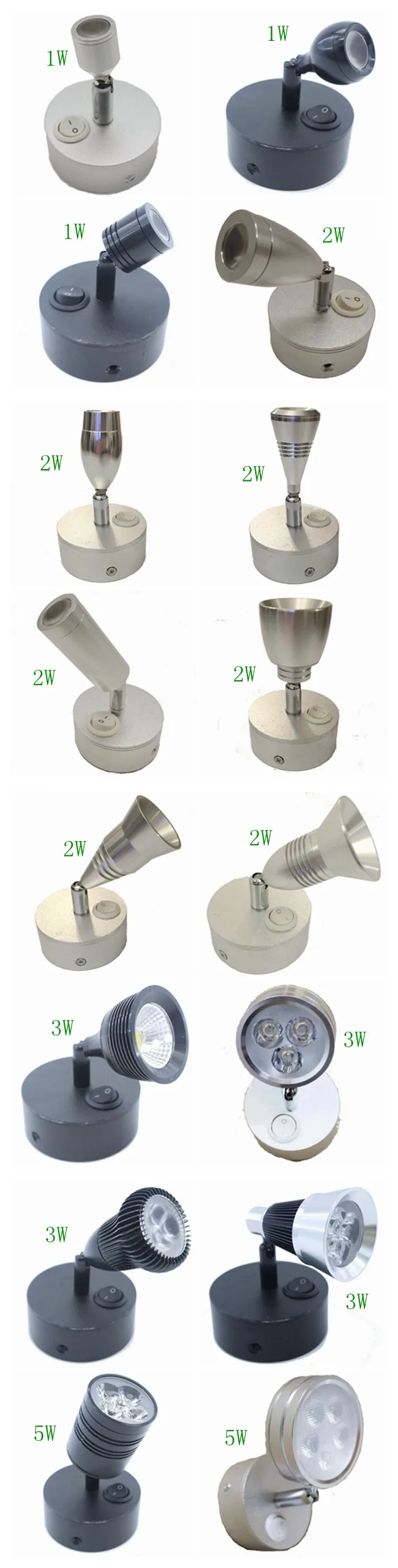 2W 3 PIECES AAA BATTERY LED TABLE LAMP