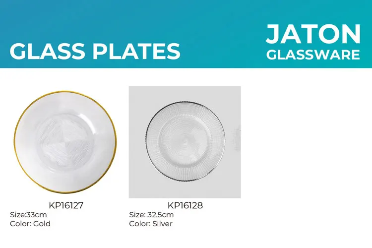 clear glass plates