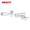 OEM service luxury Customized shape Cylindrical cufflinks for mens