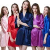 /product-detail/top-selling-summer-silk-feel-pajamas-solid-color-medium-length-sleeve-thin-pajamas-women-sleepwear-62194413643.html