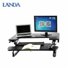 Electric stand up desk sit standing desk converter for office