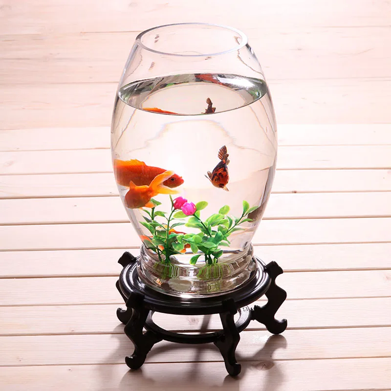 Hot Selling Egg Shaped Glas Fish Tank With Glass Stand Buy