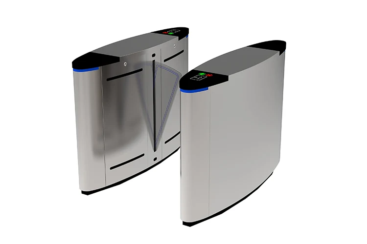 retractable automatic entrance office building flap barrier gate