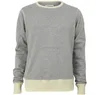 custom made wholesale crewneck sweatshirt gray plain design for men made by heavyweight french terry cotton cheap
