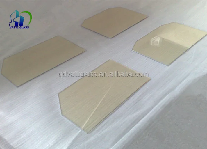 4mm Transparent Heatresistant Glass Ceramic Glass Used As Fireplace