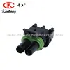 kinkong 2 pin female waterproof connector Delphi Weather Pack Tower 12015792
