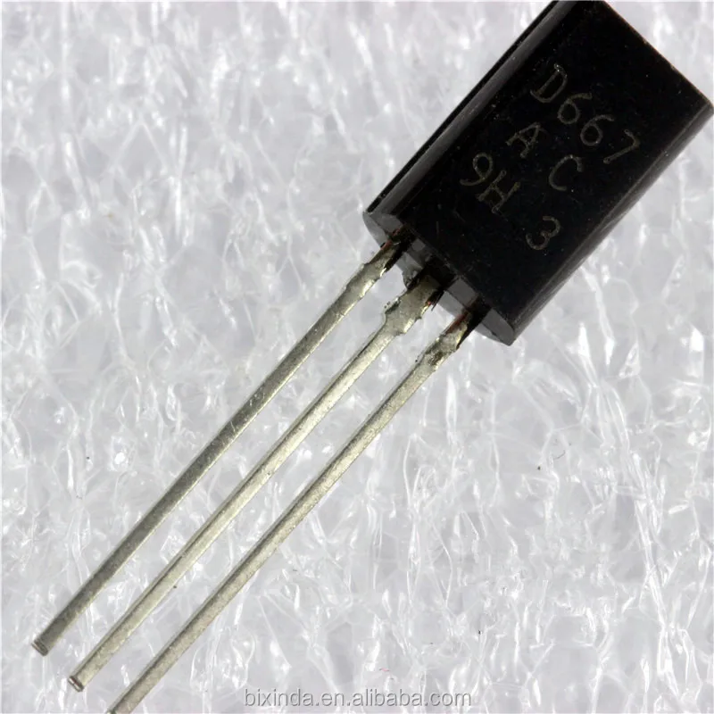 2SD667 D667 TRANSISTOR SI-N 120V 1A TO-92I  PCE