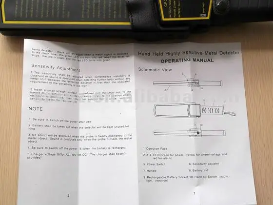 Portable high sensitivity super scanner V handheld metal detector 1165190