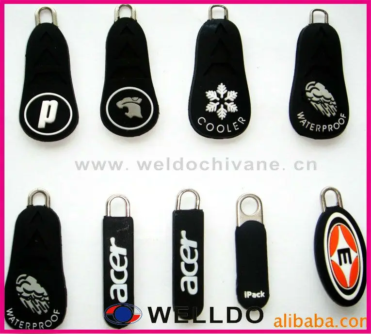 Rubber Custom Zipper Pulls Logo Buy Zipper Pulls Logo,Zipper Pull