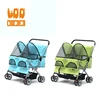 2 in 1 pet dog bike trailer bicycle trailer stroller joggen/ suspension dog pet trolley 2 dogs stroller wholesale pet strollers
