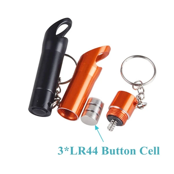 3 Stück Schlüsselanhänger LED Taschenlampe mit  Flaschenöffner 