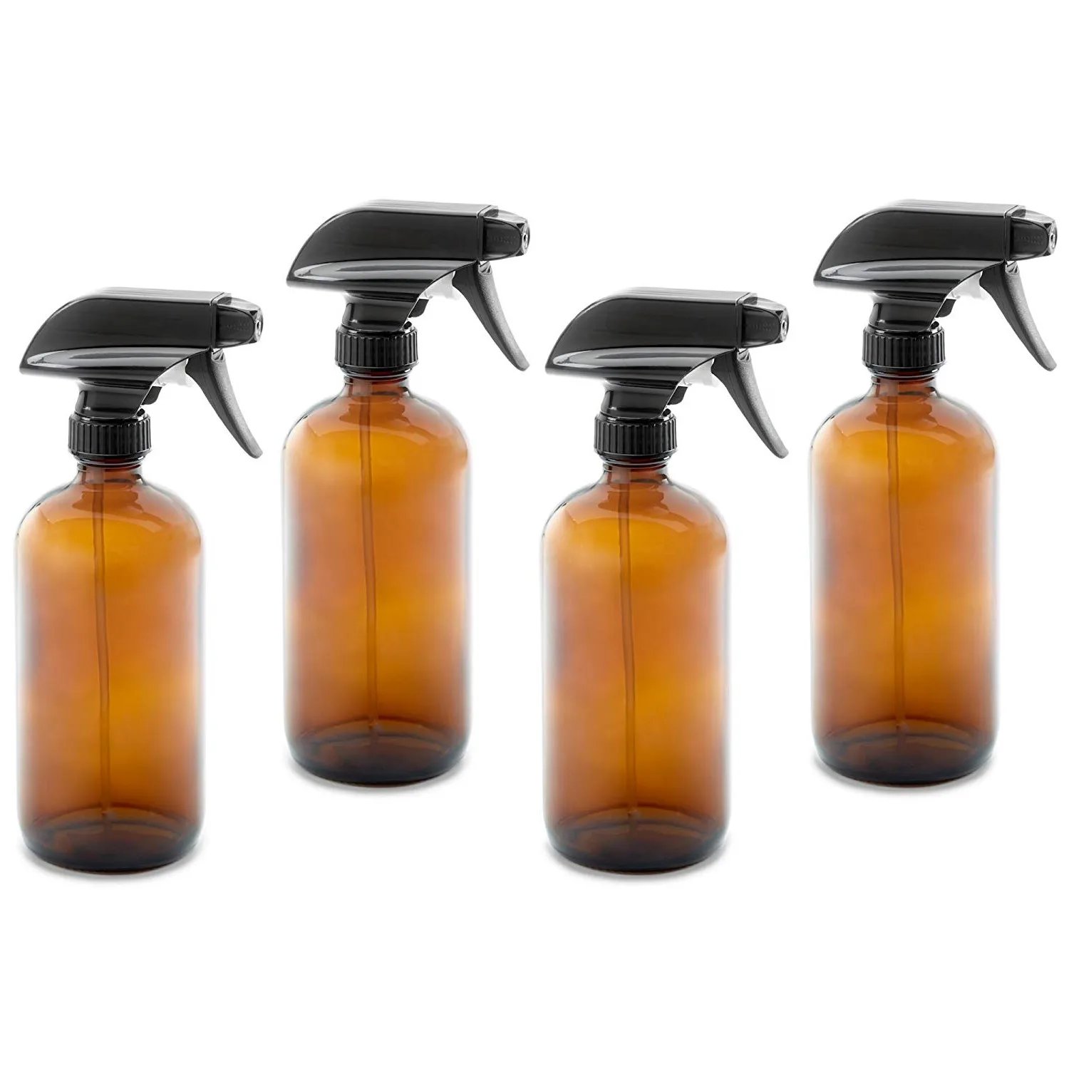 16 盎司琥珀玻璃喷雾瓶清洁产品