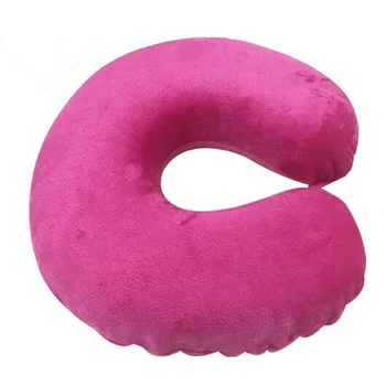 U Shape 100 Polyester Neck Support High Density Contour Memory