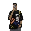 sell 1 pcs start to custom logo men streetwear tee new fashion design college student