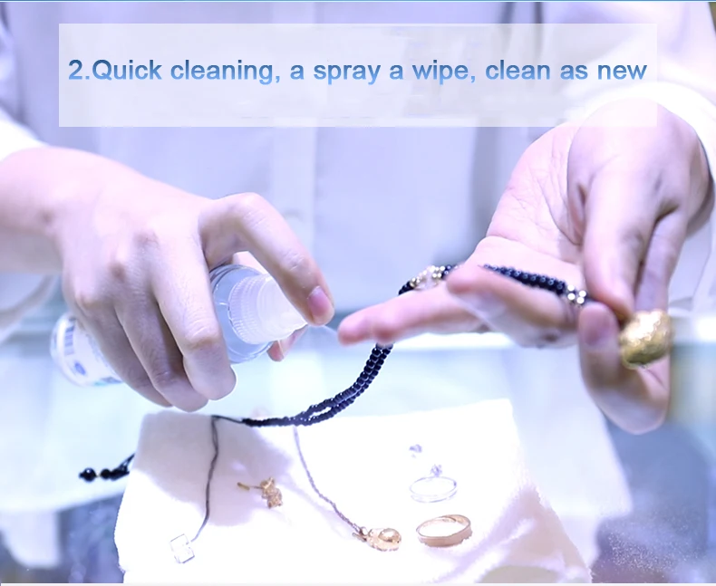 Ecofriendly Private Label Jewelry Cleaner Pen Watch Cleaner Spray With