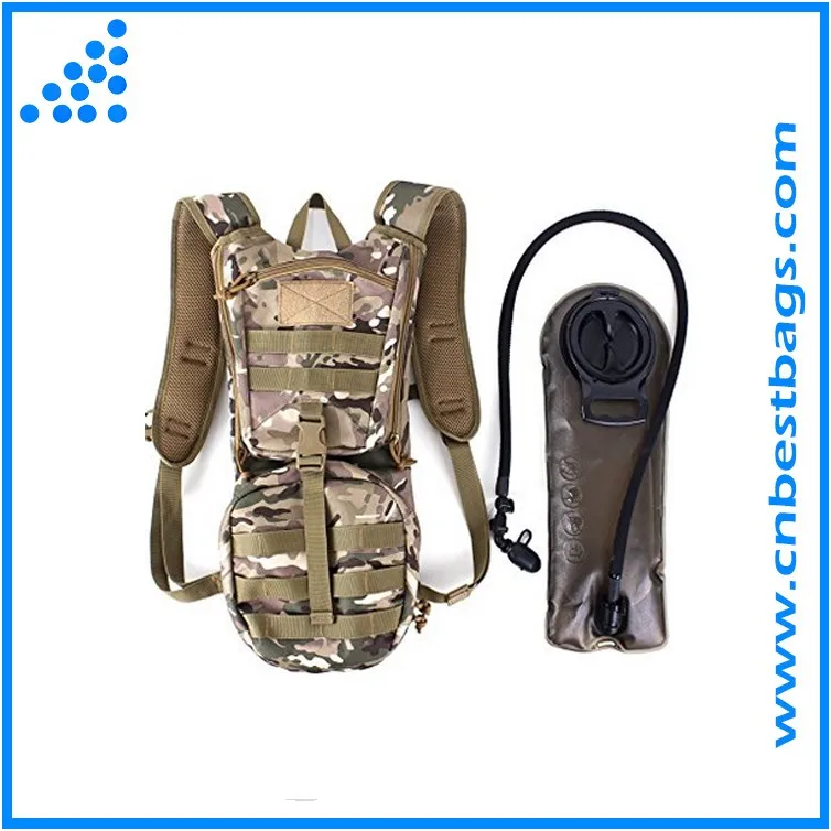 Custom Camo Tactical Bike Bag Outdoor Backpack Hydration Pack Military