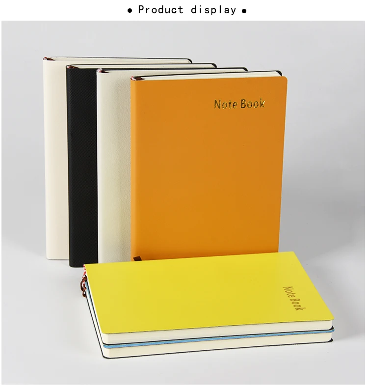 PU Leather Cover Can Be Accept Custom Brand Logo Note Book In Stock