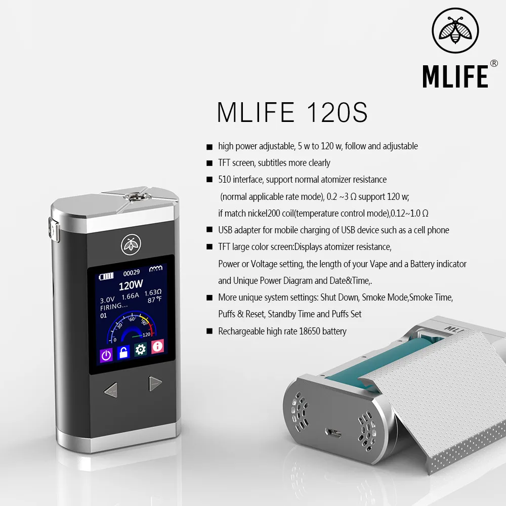 Mlife. High Power 120 вейп цена.