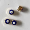 Metal evil beads round 6mm