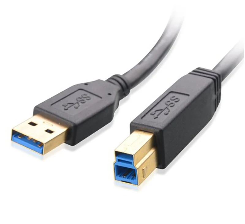 A Male To B Male Printer Usb Cable For Printer Scanner Hp Canon Lexmark Epson Dell 1m 3.3ft 25