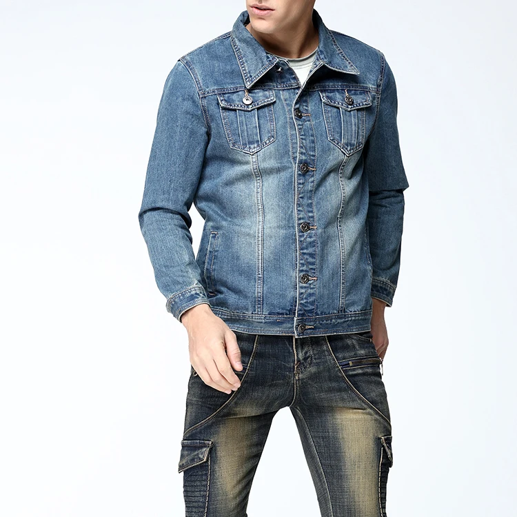 blue wash denim jacket