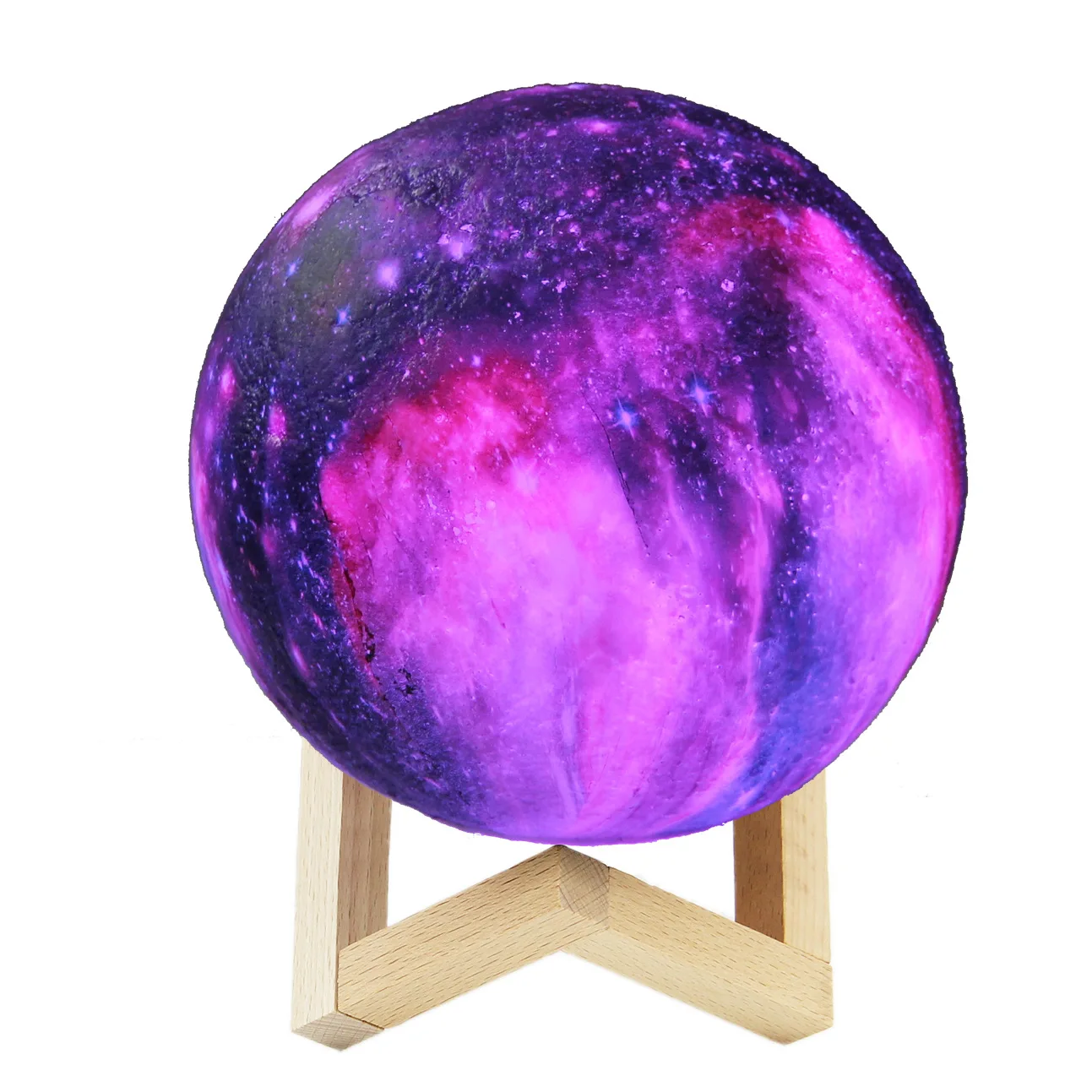 16 Colors 3D Moon Light Children's Night Light USB Rechargeable Touch Switch Christmas Decoration Bedside Lamp LED space Lamp
