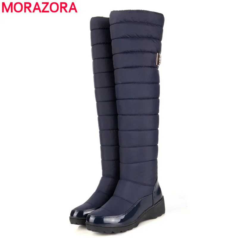 2016 new arrival keep warm snow boots fashion platform fur