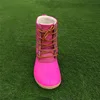 Fashion Monogrammed Lady's Rose Red Duck Boots
