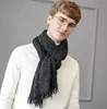 Made In China Fashion Yarn Dye Woven Neckwear Men's Acrylic Wool Shawls and Scarves