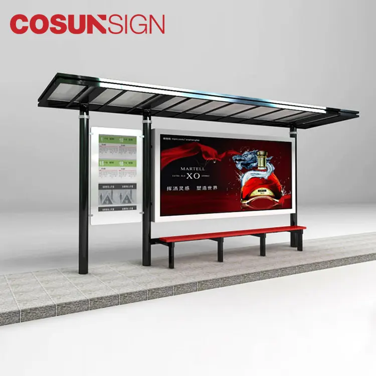 Outdoor Advertising Solar Bus Shelter Solar Bus Stop Shelter Prices Chinese Supplier Buy Bus Stop Bus Stop Shelter Solar Bus Stop Shelter Product On Alibaba Com