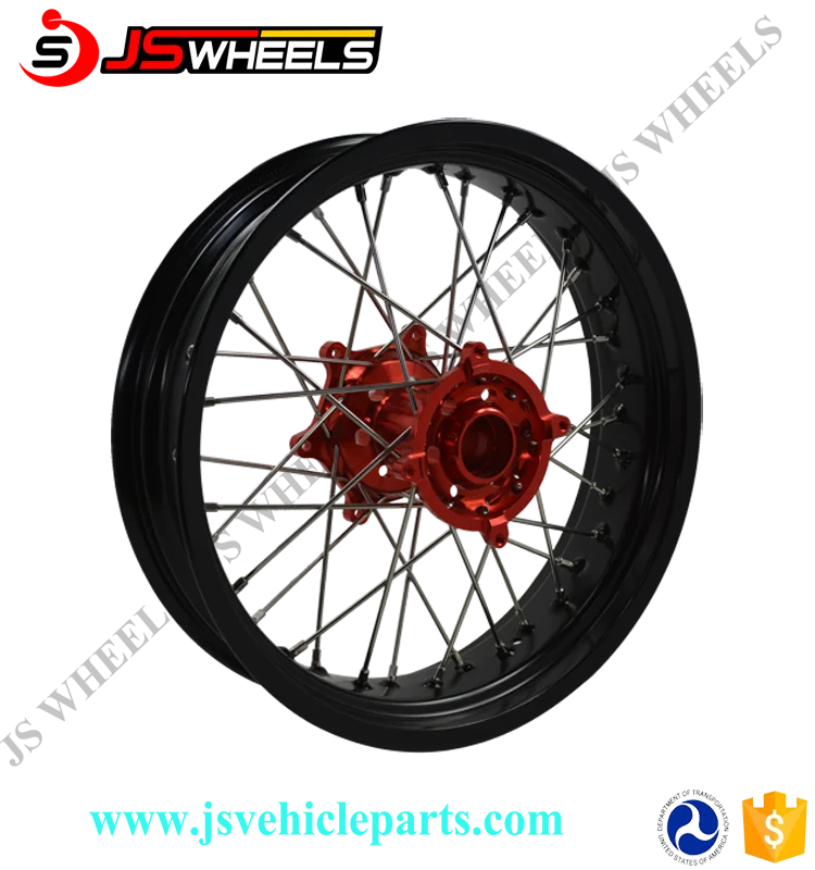 16 17 Inch Kxf Kx Supermoto Motorcycle Rear Cnc Alloy Spoked Wheels