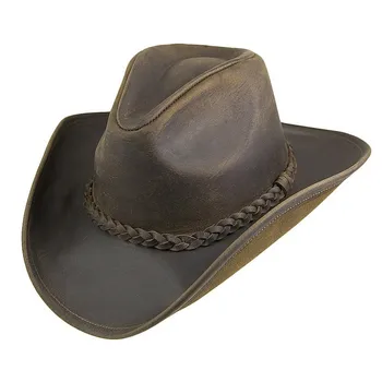 leather cowboy hats near me