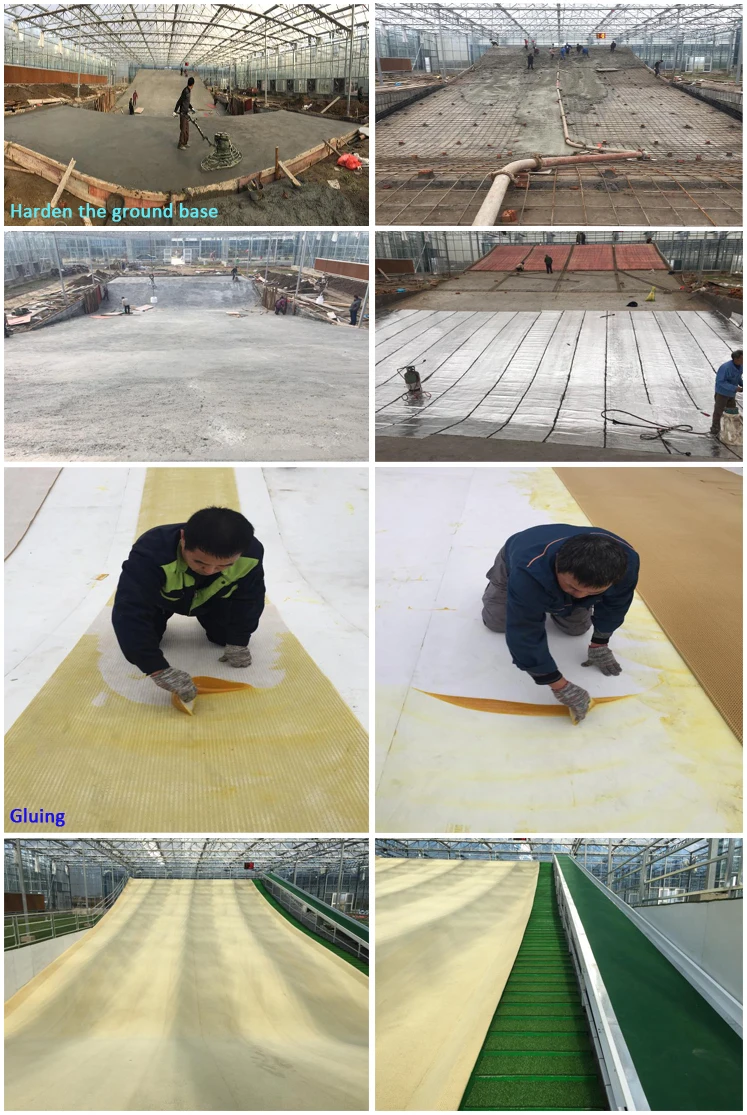 artificial ski grass turf slope dry ski slope