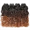 Wholesale Popular10 A 100% Brazilian human hair water wave ombre hair