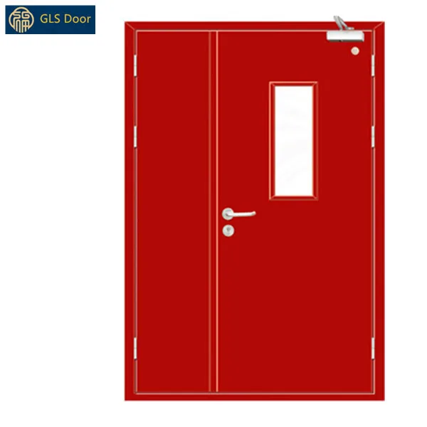 Стальная огнеупорная дверь огнестойкая стальная дверь с боковой обшивкой