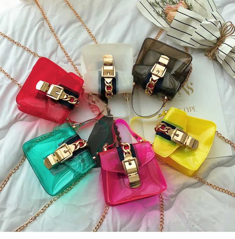 2019 Cute Clear Candy Jelly Bag Wholesale Little Girls Jelly Handbag ...