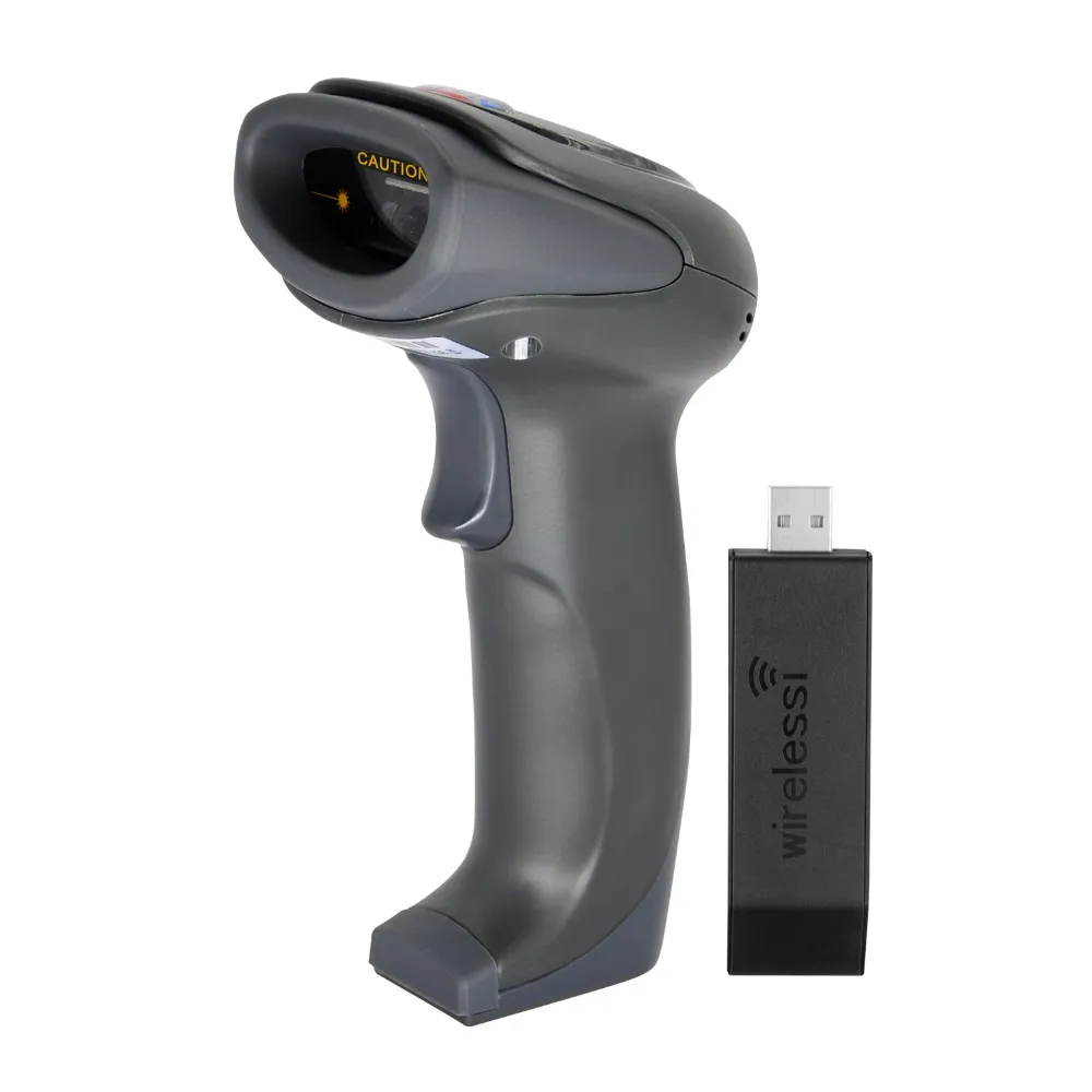 Laser Scan Bar Code Reader Corded Handheld 1d Wireless Barcode Scanner ...