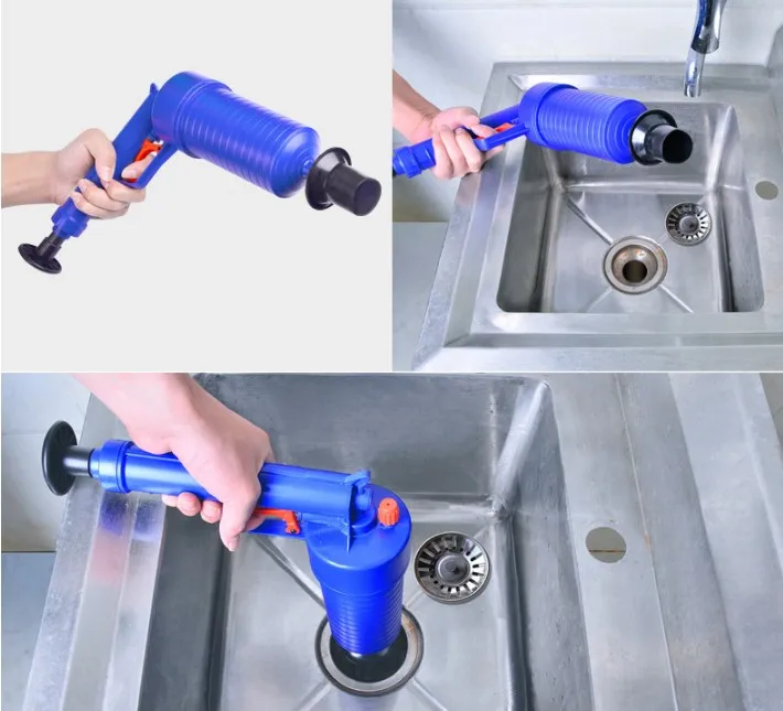 Creative Household High Pressure Air Drain Blaster Pump Plunger Sink