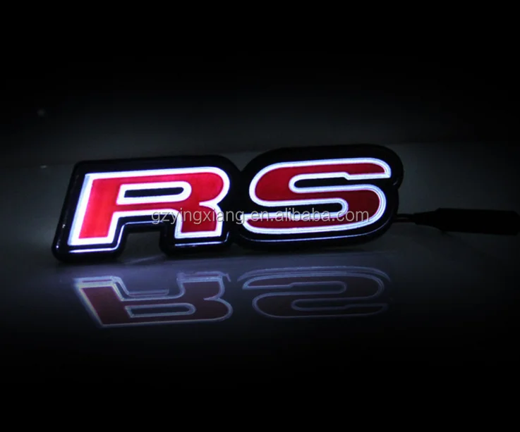 For Rs Led Logo Lamp For Automobile Front Net Labeling Led Car ...